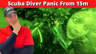 Scuba Diver Panic from 15 meters  Scuba Diving Incident Analysis [upl. by Ethelda]