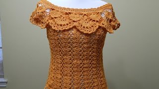 Blusa Crochet para Verano 1 de 2 [upl. by Elam968]