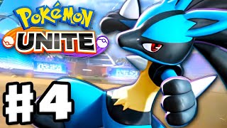 Lucario in Ranked Battles  Pokemon Unite  Gameplay Walkthrough Part 4 Nintendo Switch [upl. by Durgy693]