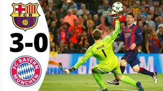 Barcelona vs Bayern 30 2015 [upl. by Adrea]