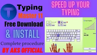 Typing Master 11 DOWNLOAD AND INSTALL [upl. by Carl]