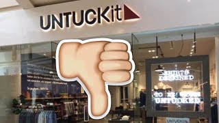 Untuckit Store Review  Exactly What I was Expecting Code quotAS20quot [upl. by Latricia]