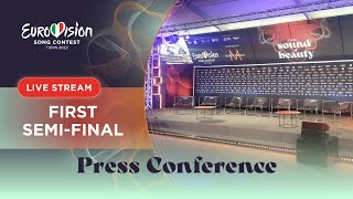 Eurovision Song Contest 2022  First SemiFinal Qualifiers  Press Conference [upl. by Damas]