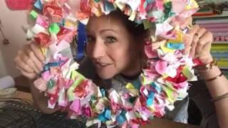 How To Make A Rag Wreath [upl. by Notffilc]