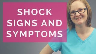 SIGNS AND SYMPTOMS OF SHOCK 2018 [upl. by Marlin]