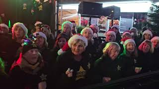 WHAT CHRISTMAS MEANS TO ME Rock Choir at Birkdale Lights Switch On 1st December 2024 [upl. by Aicilaanna87]