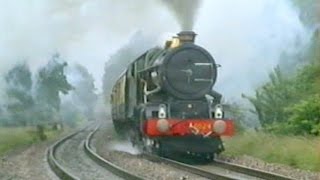 1990 Rare Archive footage of GWR King 6024 King Edward 1 [upl. by Icak]