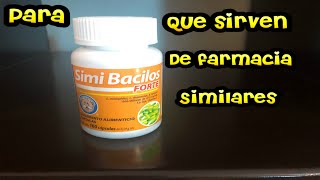 para que sirven los simi bacilos forte de farmacia similares [upl. by Llerdnam956]