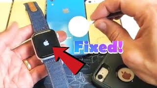 ALL APPLE WATCHES STUCK ON APPLE LOGO OR FROZEN 2 FIXES [upl. by Karas42]