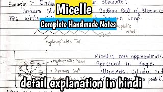 Micelle amp process of Micellisation  Physical Chemistry Imp for MScsemester exam [upl. by Sakmar]