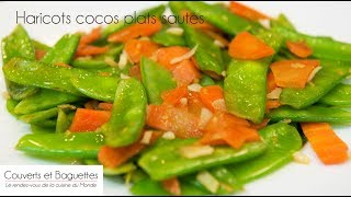 Haricots cocos plats sautés [upl. by Hteb635]