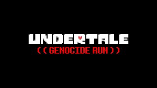 UNDERTALE Full Genocide Run No Commentary [upl. by Ellenet]