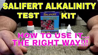 Salifert Alkalinity Test Kit  How To Use It  The Right Way [upl. by Care]