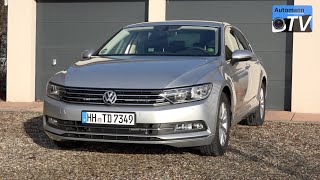 2015 VW Passat B8 20 TDI 150hp  DRIVE amp SOUND 1080p [upl. by Mulford]