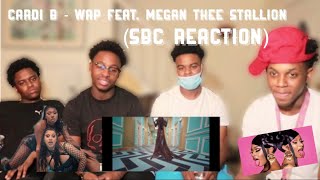 Cardi B  WAP feat Megan Thee Stallion SBC REACTION [upl. by Luanni]