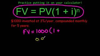 Compound Interest Future Value [upl. by Sirtemed836]