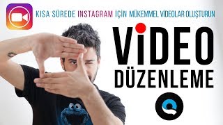 Instagram için En İyi Video Düzenleme Uygulaması  Quik Tutorial [upl. by Aver]