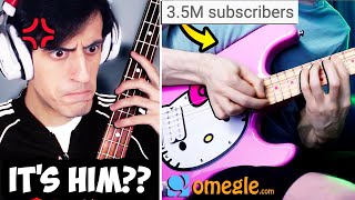 I FOUND HIM on Omegle BASS vs GUITAR Epic Battle ft TheDooo [upl. by Zeta]