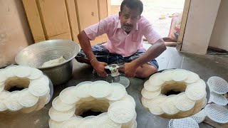 A Great deal of effort man  How to make idiyappam  Burma idiyappam kadai Madurai idiyappam [upl. by Anitsirt]