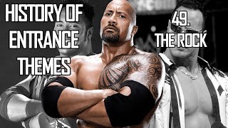 History of Entrance Themes 49  The Rock WWE [upl. by Jahdiel]