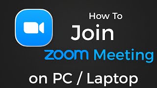 How To Join Zoom Meeting on PC  Laptop [upl. by Itirp]