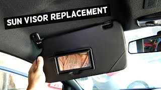 HOW TO REPLACE SUN VISOR SUN VISOR REMOVAL [upl. by Norford147]