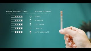 Nespresso Atelier  First Use and Water Hardness Settings [upl. by Norvell]