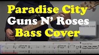 Paradise City  Bass Cover [upl. by Halverson794]