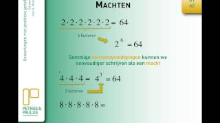 Wiskunde 1  Getallenleer A2 Machten en vierkantswortels [upl. by Htebarual546]