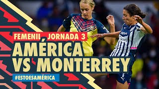 🔴 EN VIVO América Vs Monterrey  Femenil [upl. by Porter]