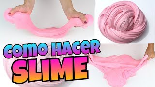 DIY  Como Hacer SLIME  FÁCIL Y SIN BÓRAX  NatyGloss [upl. by Yi431]