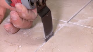 Regrouting A Bathroom Floor [upl. by Eiclud228]