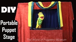 How To Build a Portable Puppet Stage [upl. by Aitekram992]