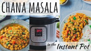 INSTANT POT CHANA MASALA  Instant Pot Indian Recipe [upl. by Dorkas]