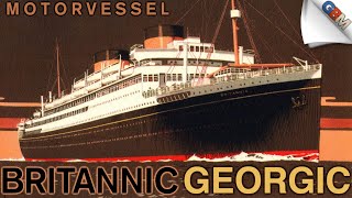 Britannic and Georgic White Star Lines Last Ships [upl. by Tess]