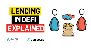 Lending And Borrowing In DEFI Explained  Aave Compound [upl. by Elvina]