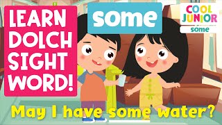 Phonics  Sight Words Songs  Sight Word quotsomequot Level 3B12  by Cool Junior Phonics [upl. by Airtina]