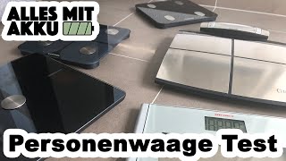 Personenwaage Test  Die besten Geräte Tanita Withings Beurer  ALLES MIT AKKU [upl. by Boarer]