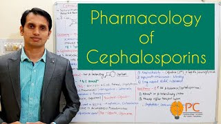 Pharmacology of Cephalosporins Beta Lactams  Cell Wall Synthesis Inhibitors [upl. by Oswal]