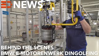 BMW Elektromotoren Herstellung BMW Motoren Werk Dingolfing  Behind the Scenes  Electric Drive News [upl. by Aiksas]