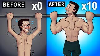 Go from 0 to 10 PullUps FAST [upl. by Ttocserp]