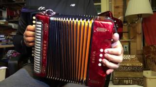 Hohner Erica button accordion in GC 306 sold [upl. by Kathie]