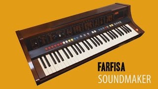 FARFISA SOUNDMAKER Analog Synthesizer 1979  HD DEMO [upl. by Alica]