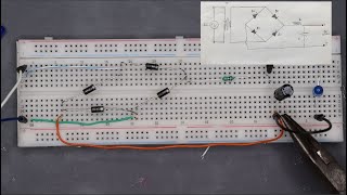 Fullwave bridge rectifier circuit Power Supply [upl. by Ecinnaj]