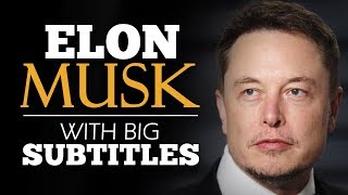 ENGLISH SPEECH  ELON MUSK Future AI and Mars English Subtitles [upl. by Rodolfo]