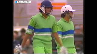 quotJust a flick of the wristquot Wasim Akram six off Curtley Ambrose Pak vs WI ODI Hobart December 1988 [upl. by Ididn]