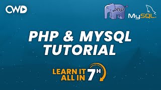 PHP amp MySQL Tutorial  Learn PHP From Scratch  Full Tutorial [upl. by Tien857]