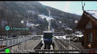 BourgSaintMaurice  Les Arcs en 7 minutes [upl. by Oirobil207]