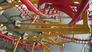 EdnorlAttaque front seat onride HD POV La Ronde [upl. by Refinneg257]