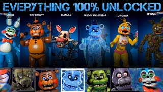 GUIDE How to Unlock EVERY PLUSH SUIT amp CPU In FNaF AR Special Delivery [upl. by Willey]